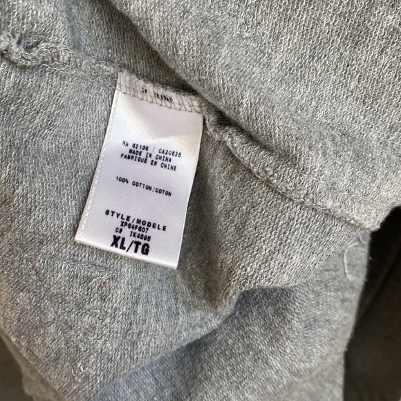 GUESS Men's Quarter-Zip Jersey Raw Edge Hoodie-Size XL - Picture 8 of 11